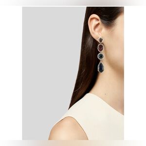 Ippolita Sterling Silver 4 Doublet Stone
Dangle Drop Earrings